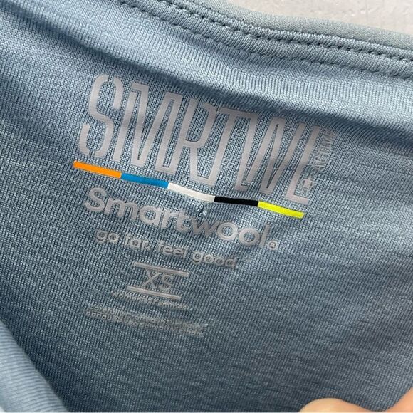 Smartwool Leggings Size XS Gray Blue - Picture 9 of 12